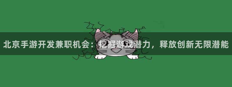 星空娱乐网：北京手游开发兼职机会：挖掘游戏潜力，释放创新无限